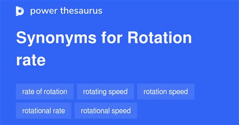 Synonym for Rotation .